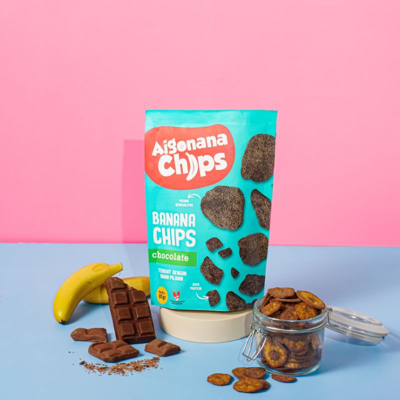 

Keripik Pisang Aigonana Chips Chocolate