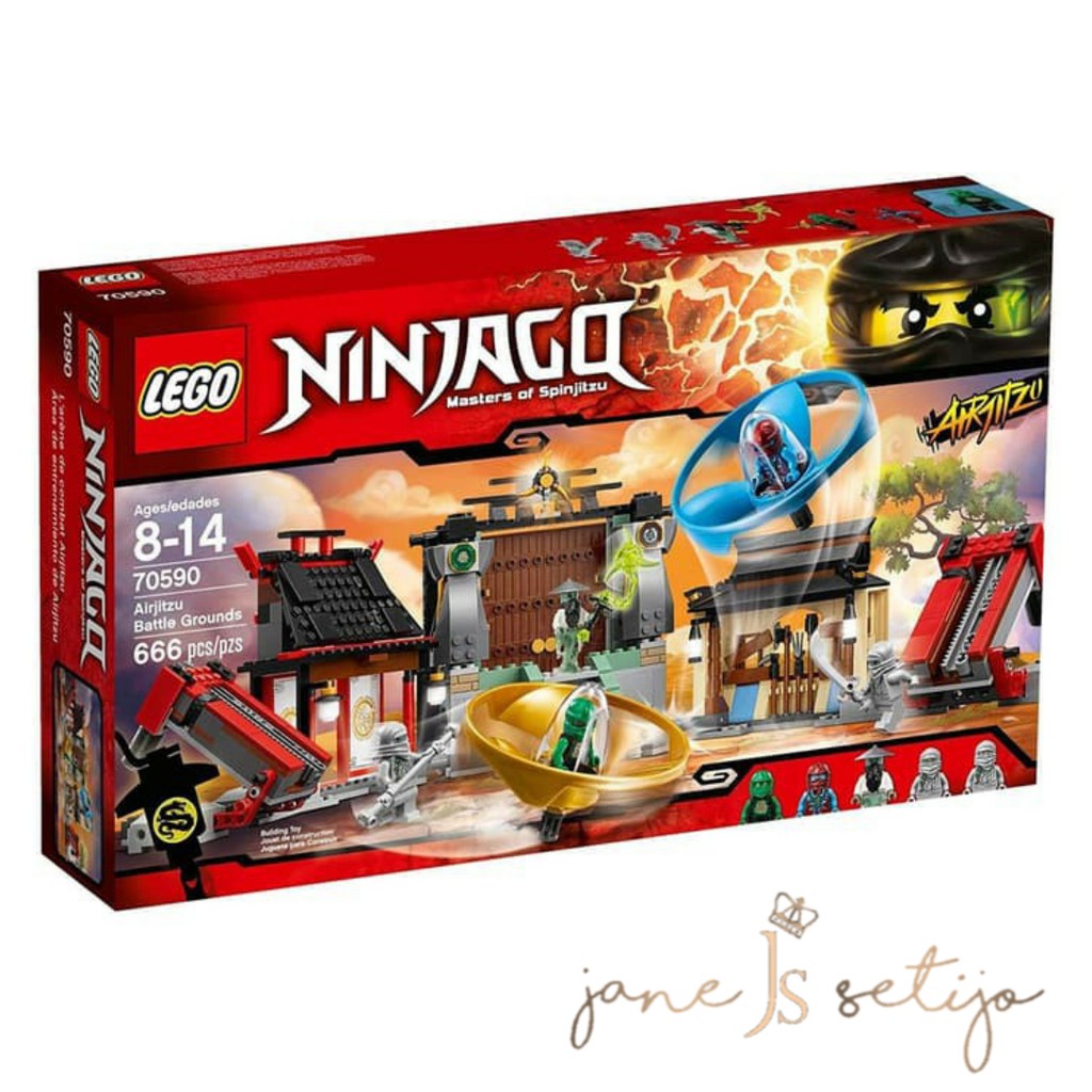 Lego Ninjago 70590 (Airjitzu Battle Grounds) 666pcs + 5MF