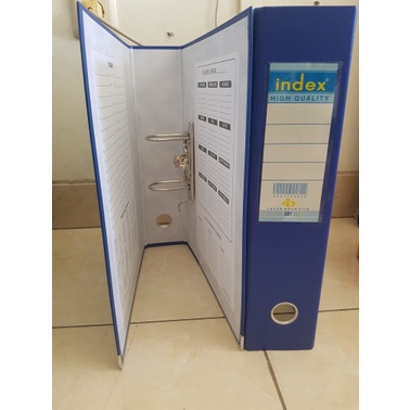 

File-Box- Odner Index Folio 881 - Binder File - Map Dokumen - Document File - Biru -Box-File.
