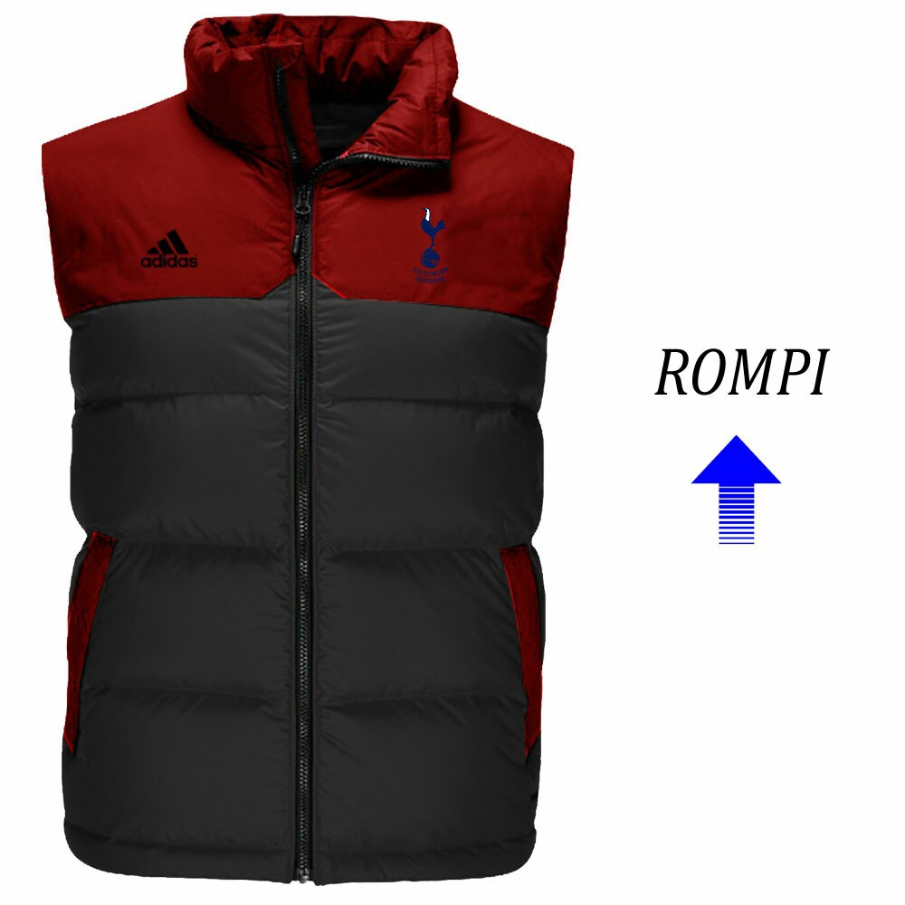 Jaket Rompi Tebal Logo Tottenham