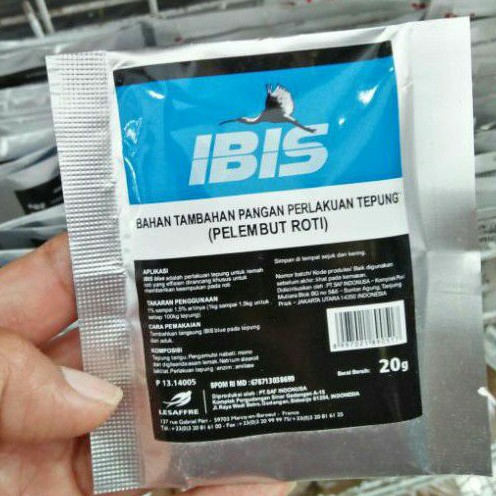 

Pelembut Roti IBIS Blue 20 gr/Conditioner Roti/Bahan Tambahan Pangan