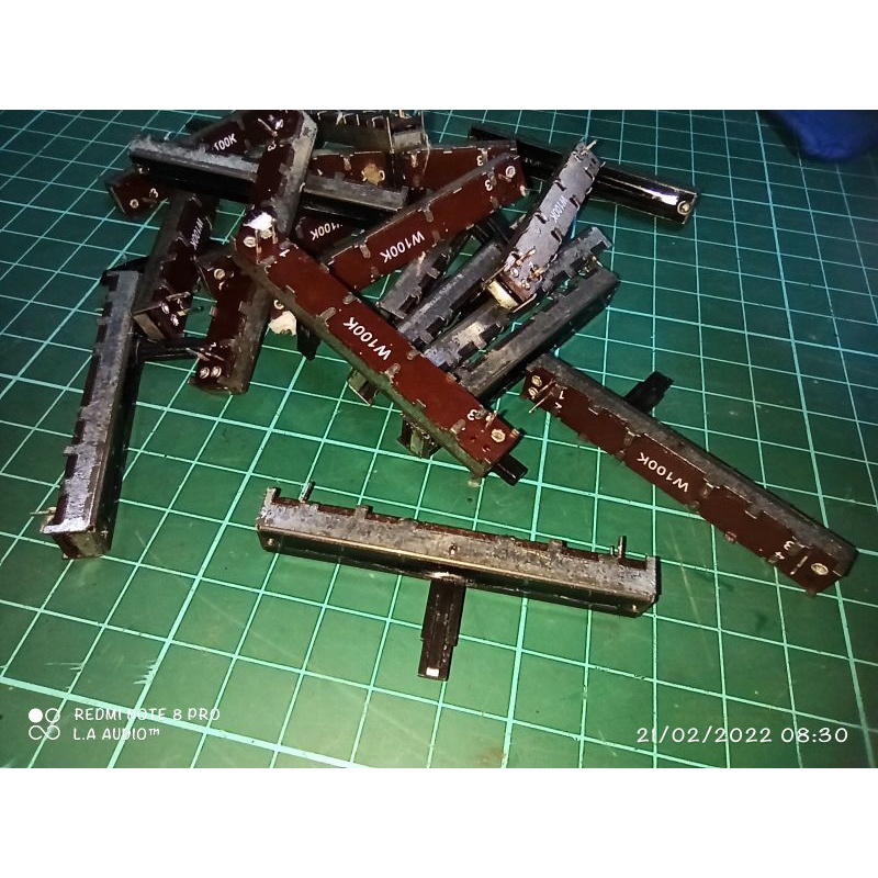 potensio fader equalizer dbx 1231 dbx1231 2231 dbx2231 dbx231 cabutan normal w100k