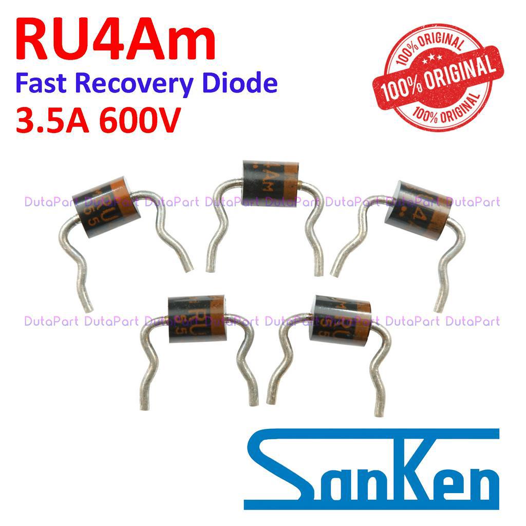 RU4Am RU4A 3.5A 600V ORIGINAL SANKEN JAPAN Fast Recovery Diode Dioda