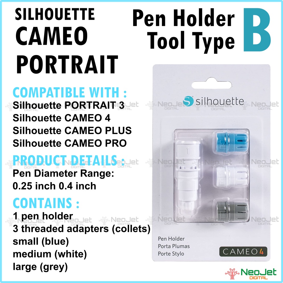 

Pen Holder Mesin Cutting Sticker Silhouette Cameo 4 Portrait 3 Cameo Plus Cameo Pro Gambar Sketsa Sketch Original Ori Asli