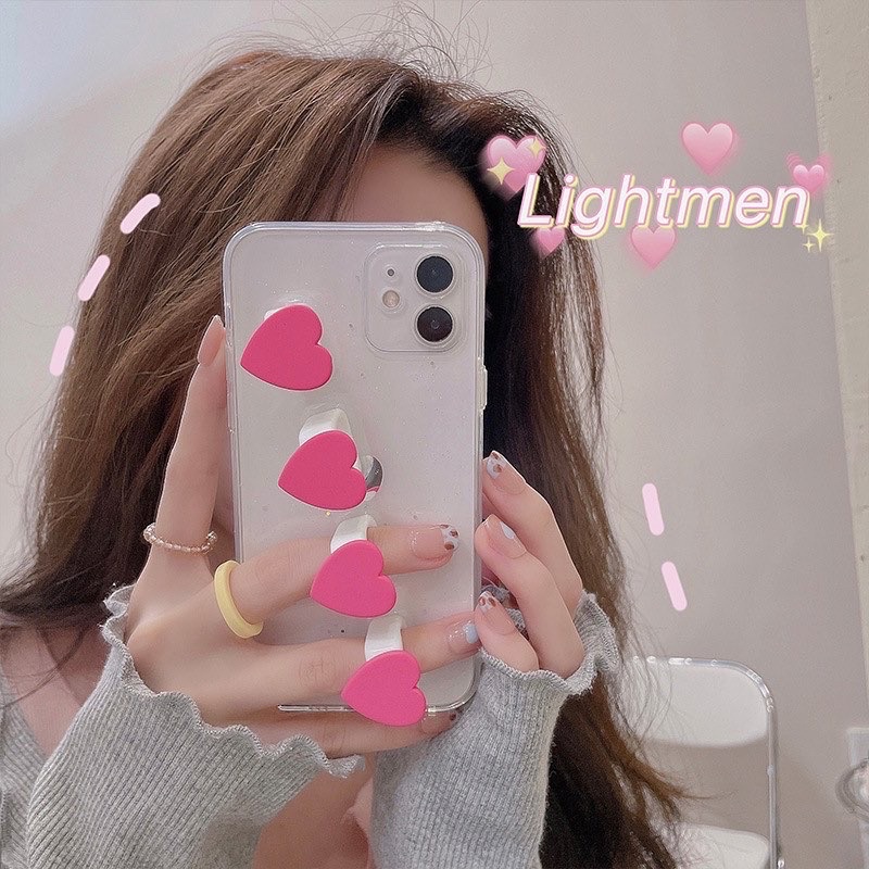 Lovely Ring Case iPhone 13 12 Pro Max Oppo A16 Reno 6 Vivo V21 Xiaomi 11 Samsung A52 A32 A72 4g 5g Flip 2 3 Huawei Realme 5 6 7 8 9 10 Redmi Note 3 4 Pro A22 A11 M11