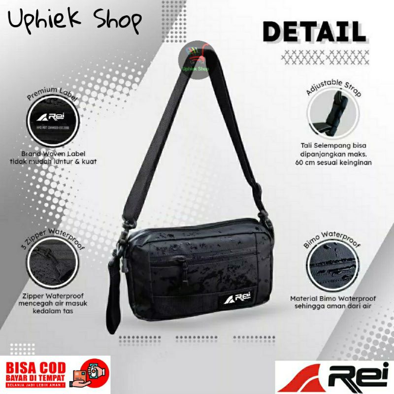 Clutch Hand Bag Pria Wanita Arei Waterproof Tas Tangan Pouch Pria Wanita Anti Air Premium Murah