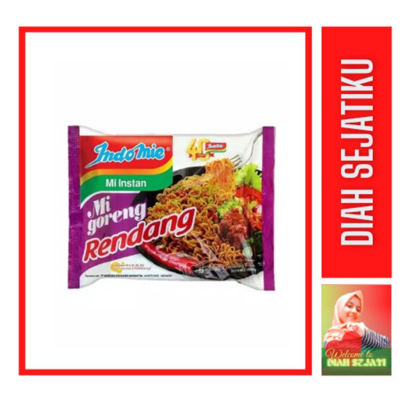 

DIAHMART Indomie Goreng Rendang 91gram