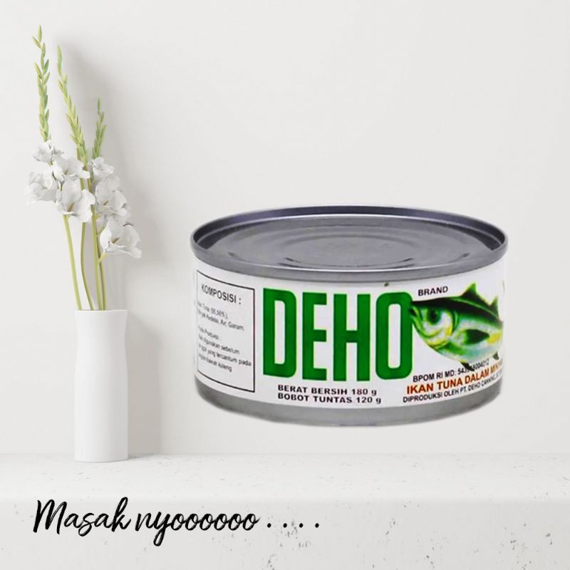 

Deho Tuna Chunk in Oil 180gr / Ikan Kaleng