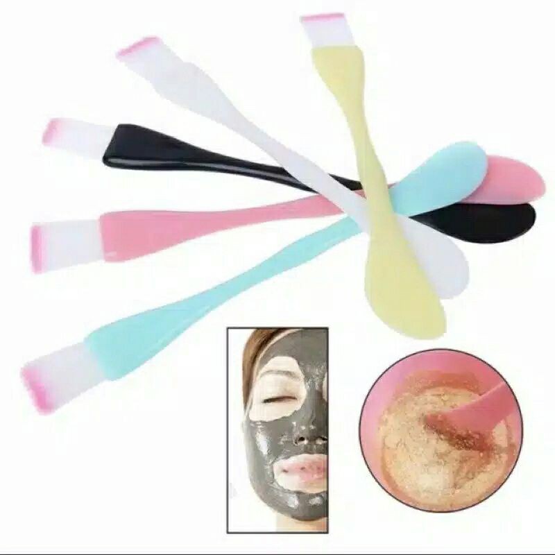 SPATULA KUAS MASKER 2 IN 1