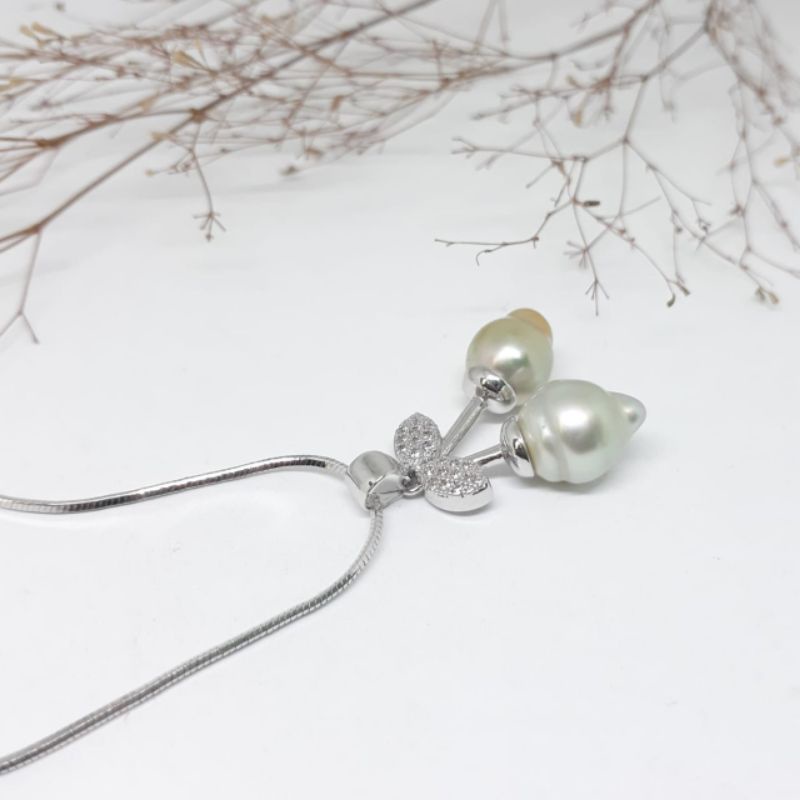 LIONTIN MUTIARA LAUT BAROQ MURAH