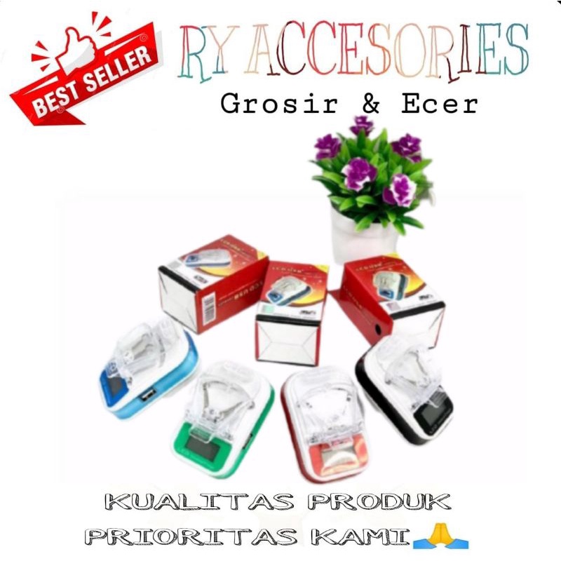 RY - Charger Desktop Jepit LCD (Casan Kodok) Universal LCD Charger Desktop Jepit LCD kaki lipat