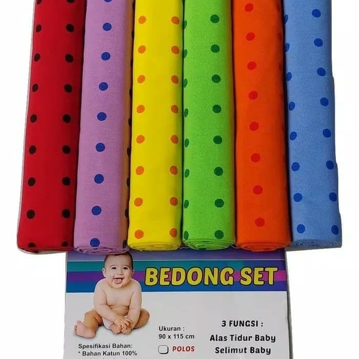 1 Pcs - Bedong Felicia POLKADOT TUA | Bedong bayi felicia rainbow