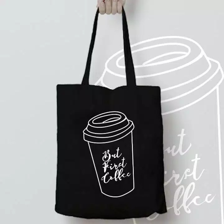 TAS_BDG - TOTEBAG COFFE SUDAH PAKAI RESLETIING