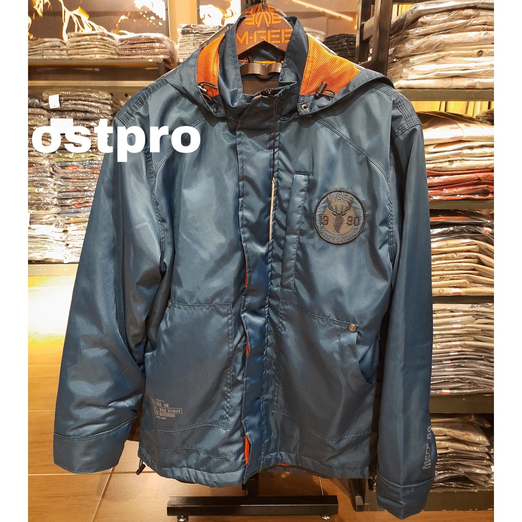Jaket Hoodie MGEE Original Outdoor Outerwear Hunter 008 Blue