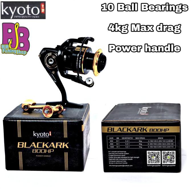Monggo] Reel Pancing Kyoto Blackark 800Hp 800 Hp - 1000