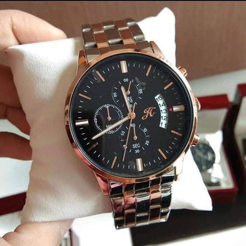 Free Box JT 8036 Jims Honey Jam Tangan Pria Waterproff Chrono Aktif