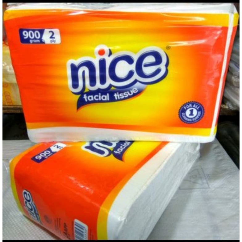 TERMURAH! Tissue Nice / Tisu Nice / Facial Tissue Nice 900gr /tissue  tissu nice/nice 900 gram 2 ply Tissue NICE FACIAL TISSUE 900 GRAM TISU WAJAH Facial 900Gram Nice-2