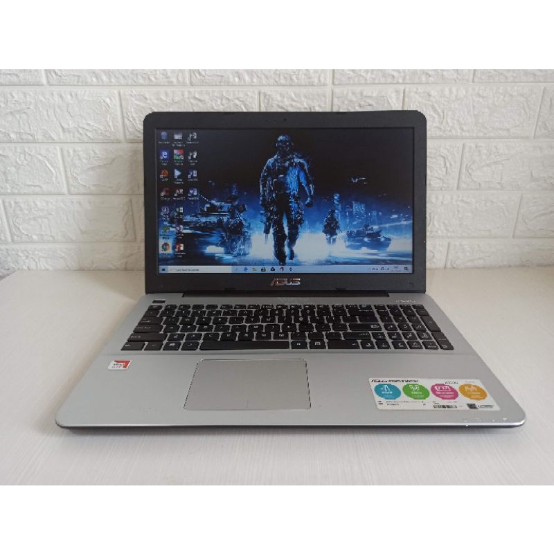 Asus X555Q Amd A12 Gen7 Radeon RAM 8GB HDD 1TB Laptop Second/Bekas support Desain Grafis setara i7