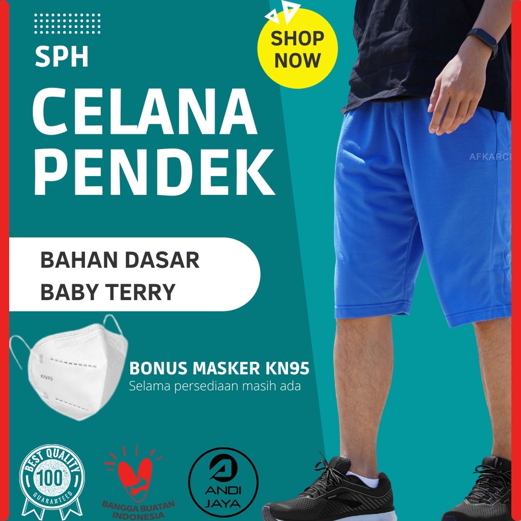 CELANA PENDEK SPH - CELANA TRAINING PRIA AFKAR CLOTHES