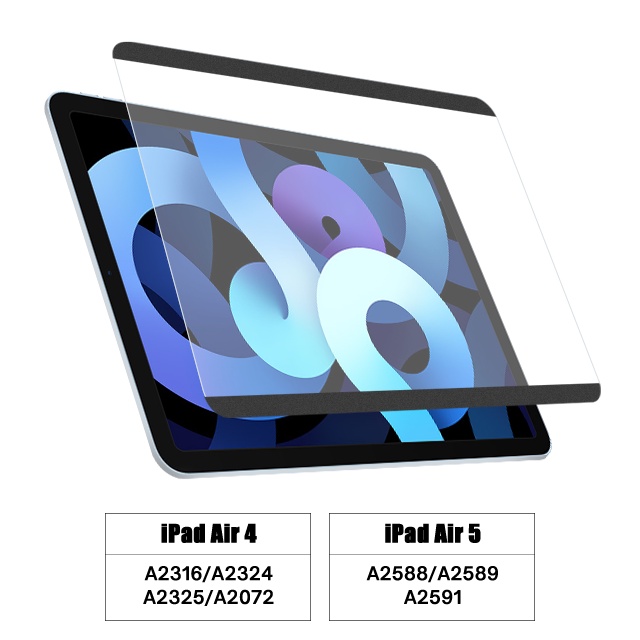 Film Pelindung Layar Magnetik Dapat Dilepas Untuk iPad Pro 11 2021 2020 2018 iPad Air 4 10.9 10.2 7th 8th