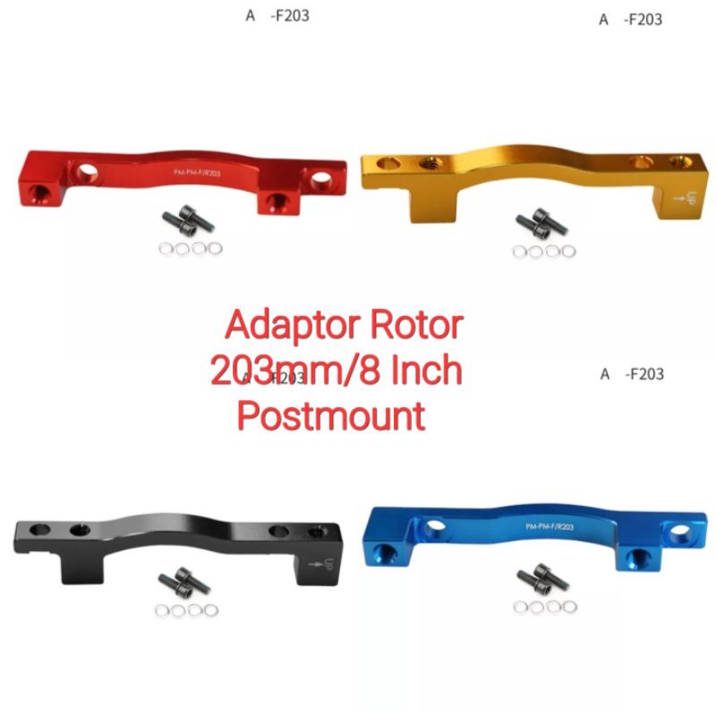 Adaptor Rotor Sepeda 203mm 8 Inch Adapter Bracket Caliper Cakram Sepeda Postmount