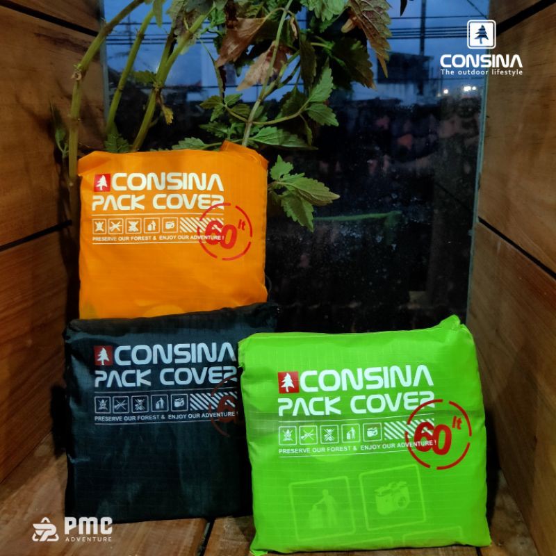 Rain cover consina 80 Liter dan 60 Liter  20 liter original -rain cover carier