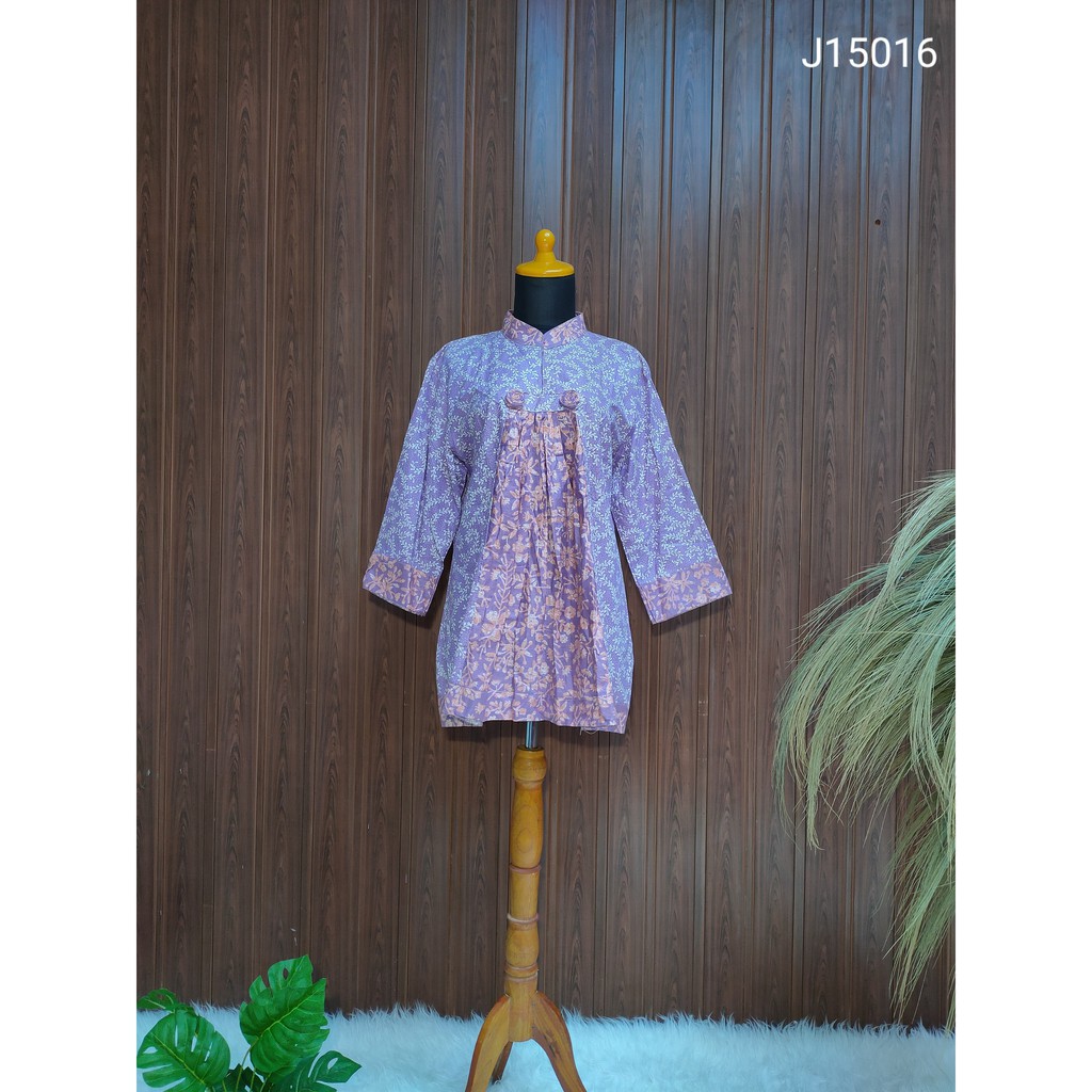 Atasan Batik Wanita Blouse Batik (J15016 )