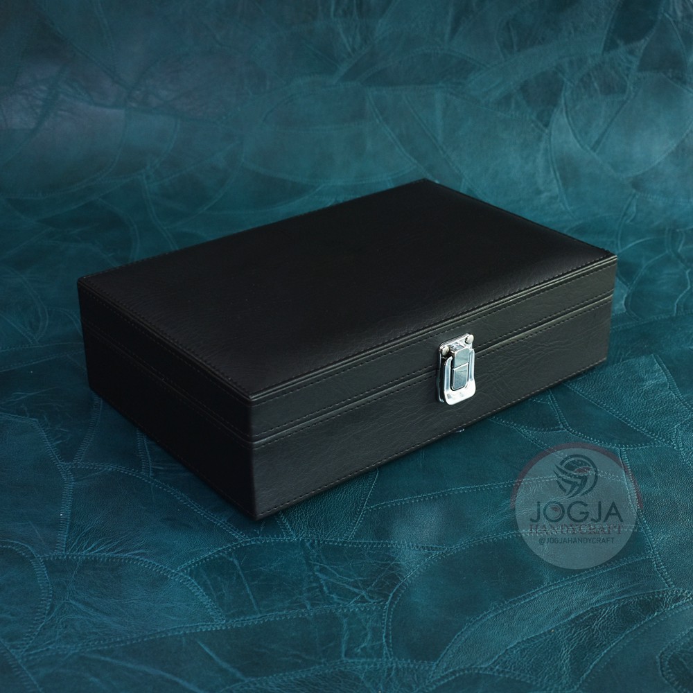 EXCLUSIVE JEWELRY BOXES BLACK GREY | Tempat Perhiasan dan Accesories