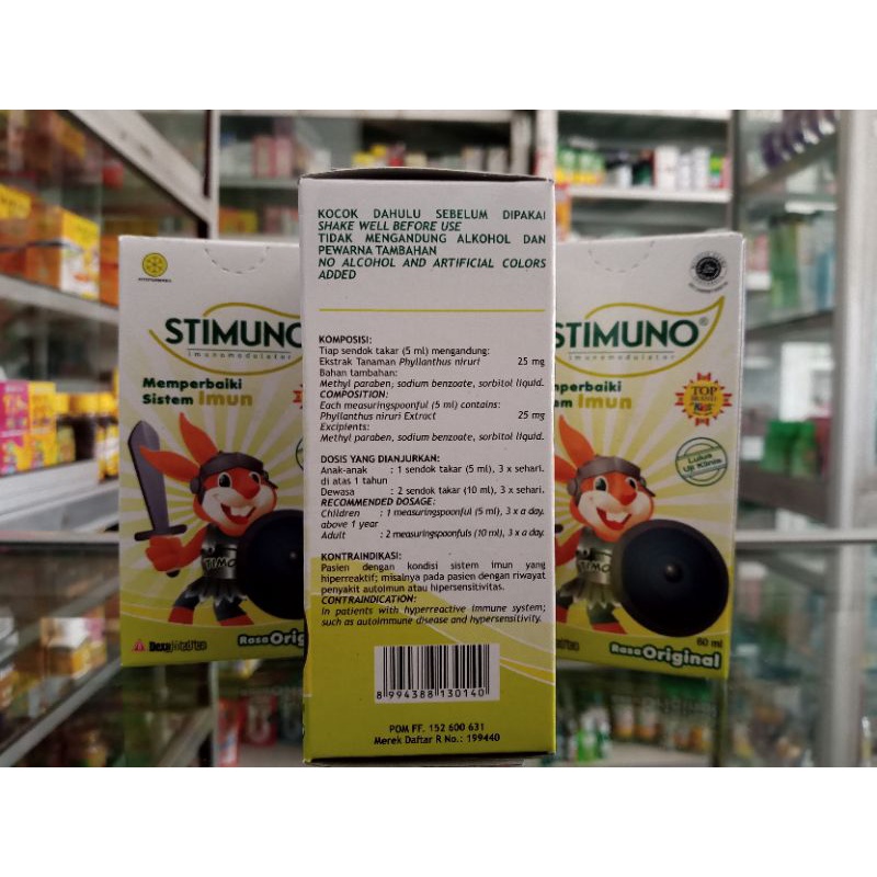 STIMUNO SIRUP 60 ML RASA ORIGINAL FLAVOR ED 02/2024