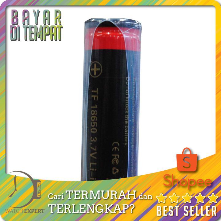 TERMURAH Baterai 18650 Protection Board 6000mAh 3.7V Button Top