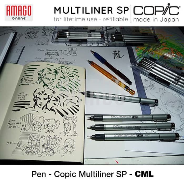 COPIC Multiliner SP - Refillable  0.03 - BS - Satuan - CML