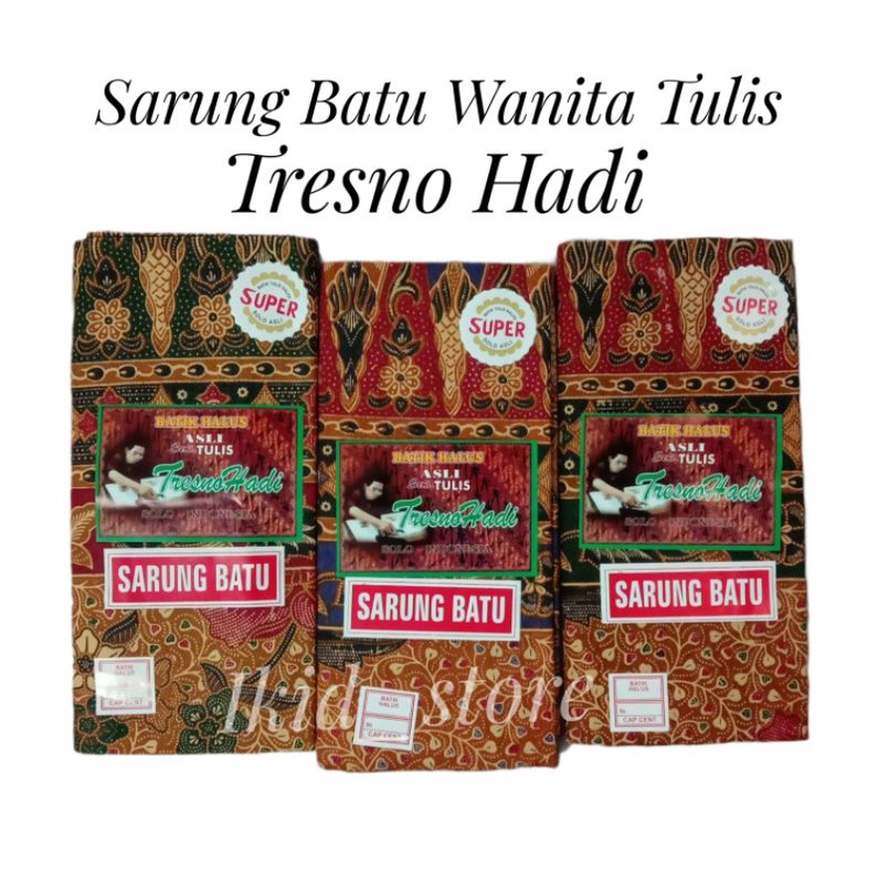 Sarung Batik Solo Wanita Tresno Hadi  120 x 200 Cm