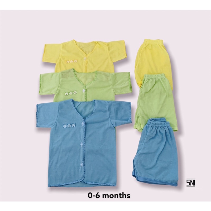 Setelan pendek bayi 3-6 bulan SPK09