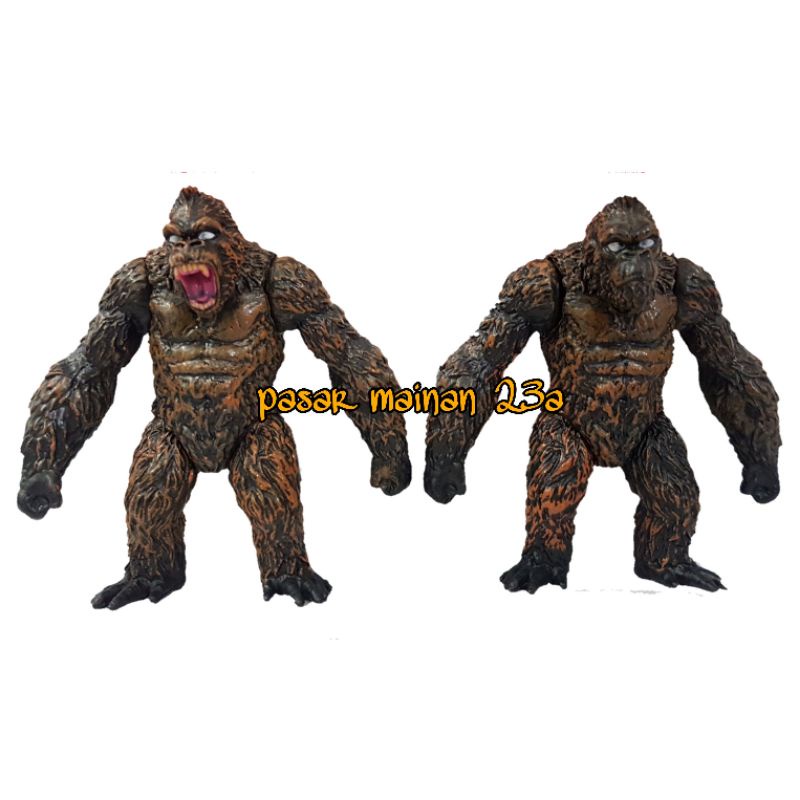 Figure King kong Skull island 7cm mainan king kong gorila miniatur hiasan topper