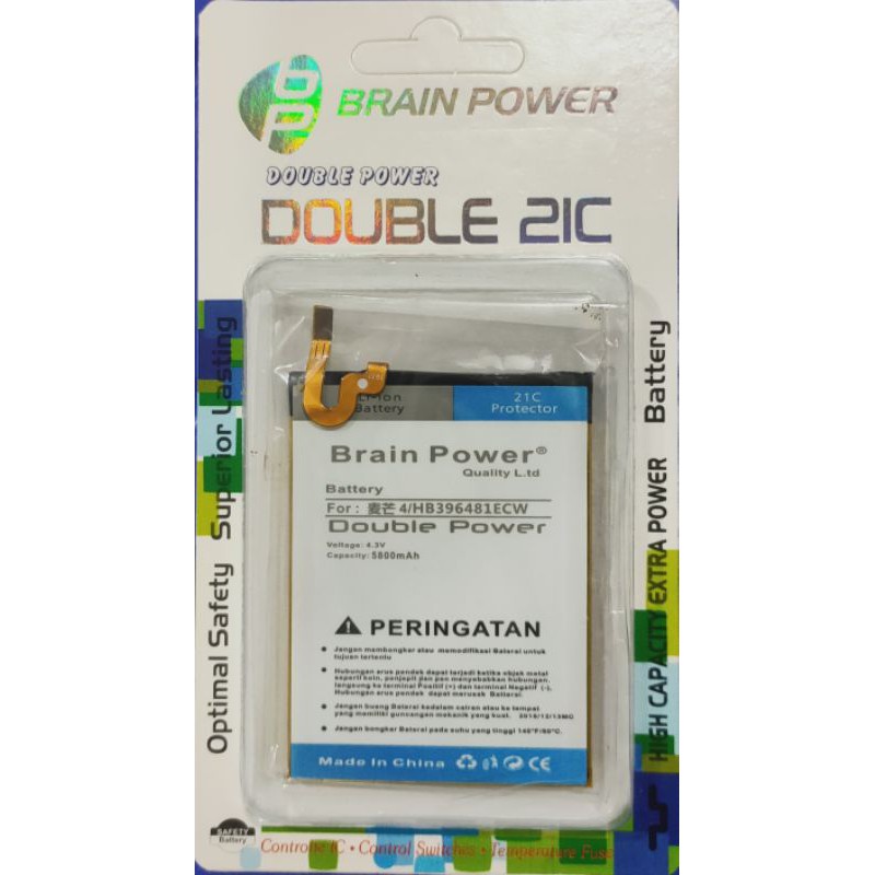 Battery batre Huawei Honor P9 - HB396481ECW Brain power