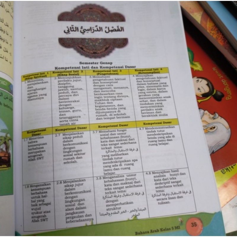 ORI buku teks siswa bahasa Arab k13 Depag kelas 5 edisi revisi 2020