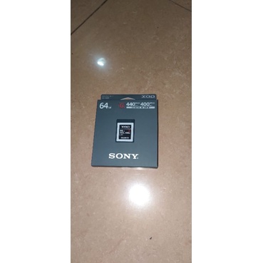 Sony XQD 64GB G series Speed 440mb/S Resmi Sony Original