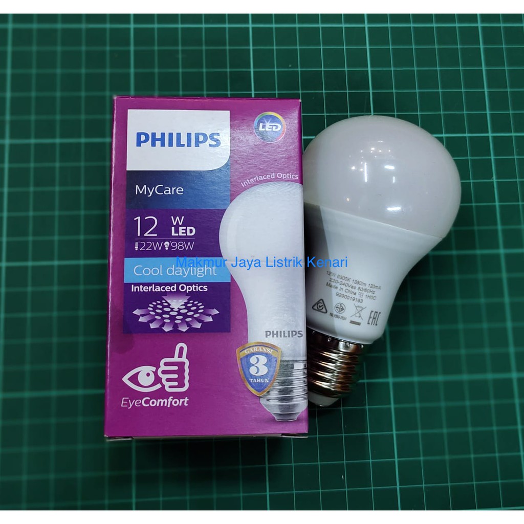 PHILIPS Lampu LED MyCare 12W Bohlam LED Bulb My Care 12 Watt