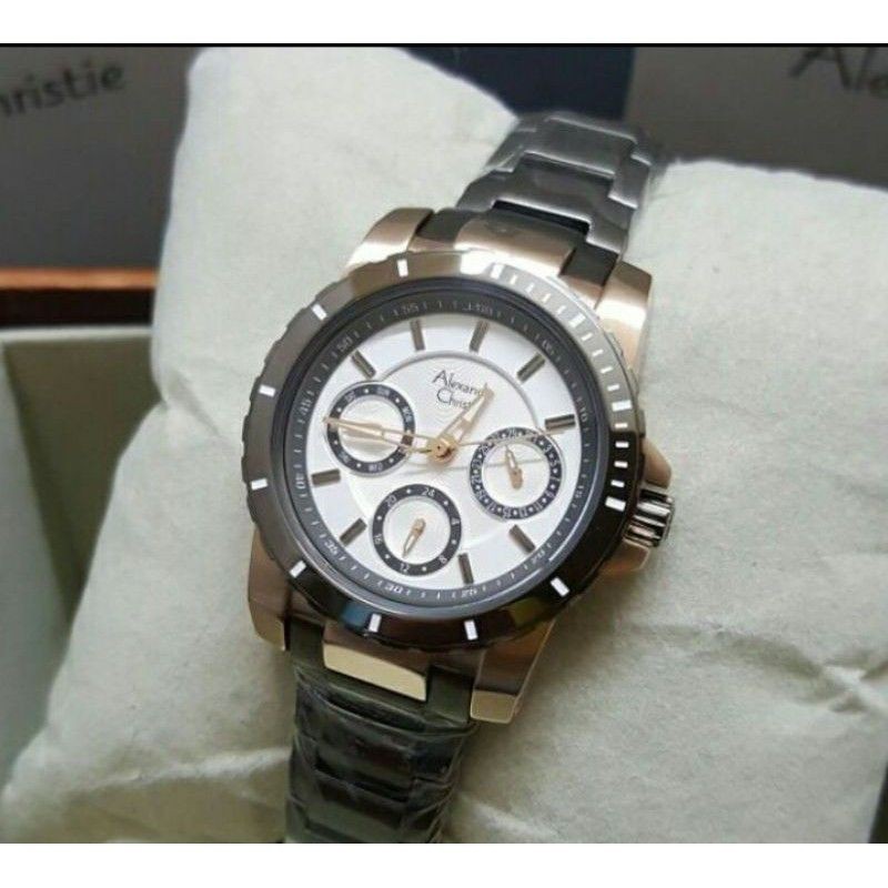 ALEXANDRE CHRISTIE AC 6141 WANITA SPORTY SOFT ROSEGOLD GREY ORIGINAL