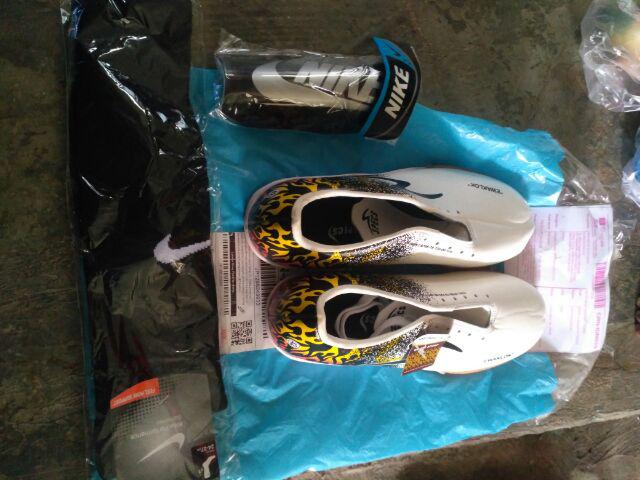 PAKET KOMPLIT 4 IN 1 Sepatu  Futsal  GO Specs Spyder 38 39 