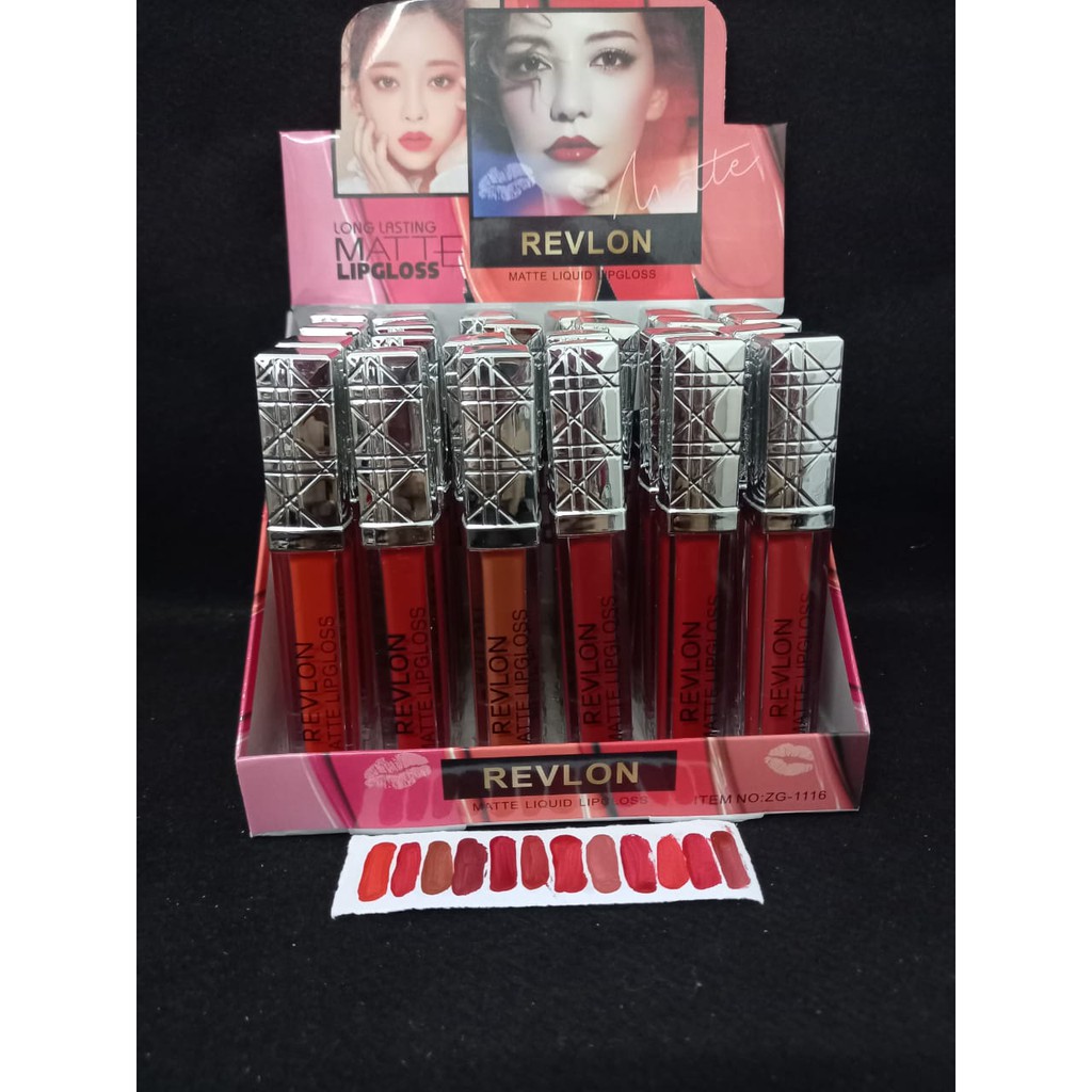 [PER 12 PCS] LIP GLOSS / LIPGLOSS REVLON MATTE LONGLASTING NO.ZG1116