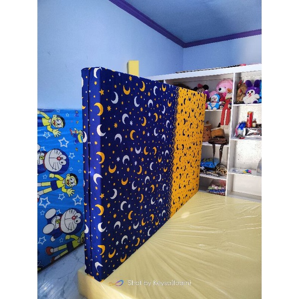 Sprei Resleting/ cover pembungkus kasur busa