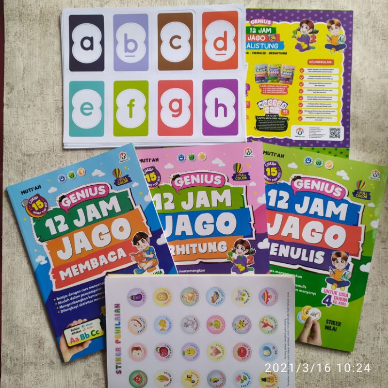 Genius 12 Jam Jago Menulis Berhitung Membaca Jago Calistung