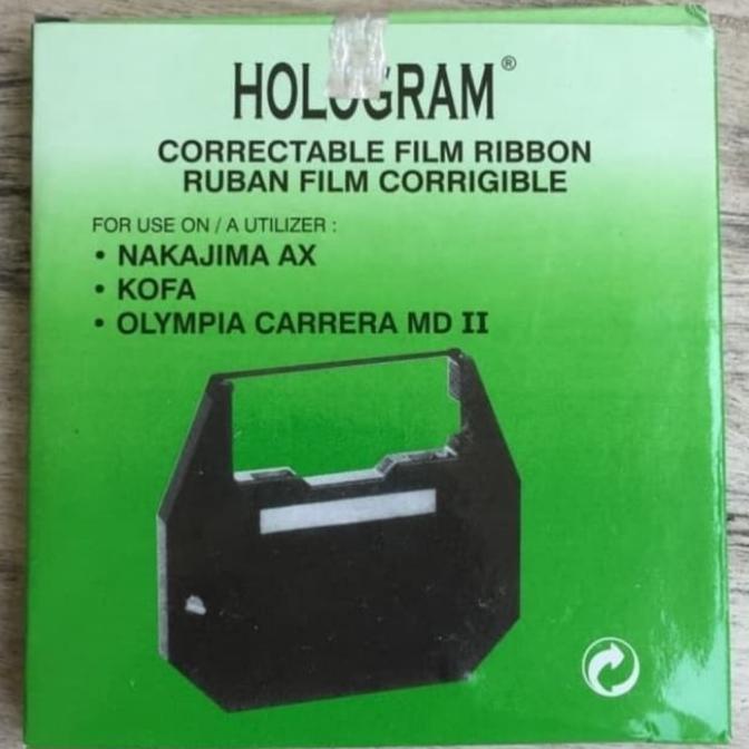 

Ribbon Pita NAKAJIMA Mesin Ketik TIK Elektrik Fullmark Original