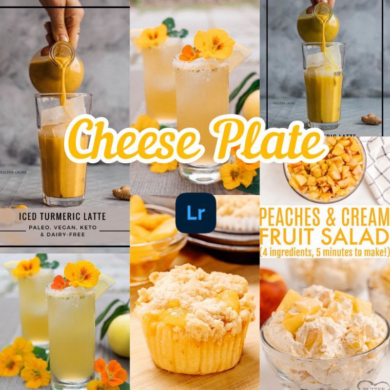 PRESET LIGHTROOM CHEESE PLATE // FOR IOS &amp; ANDROID