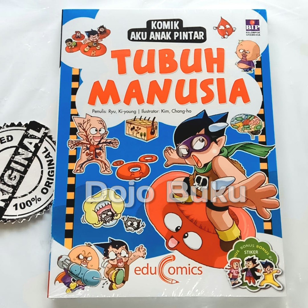 Komik Aku Anak Pintar : Tubuh Manusia by Ryu Ki Young, Kim Chang ho