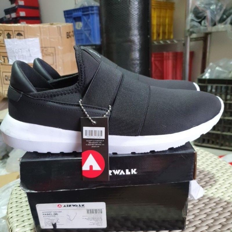 DISKON 50% ORIGINAL STORE SEPATU RUNNING PRIA AIRWALK FABEL BLACK