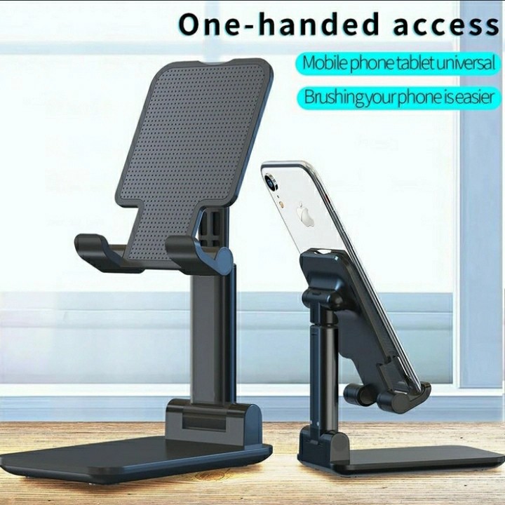 L305 HD 23 HD-23 Liftable Foldable Phone Holder Stand HP di Meja Folding Desktop Dudukan Handphone Tablet