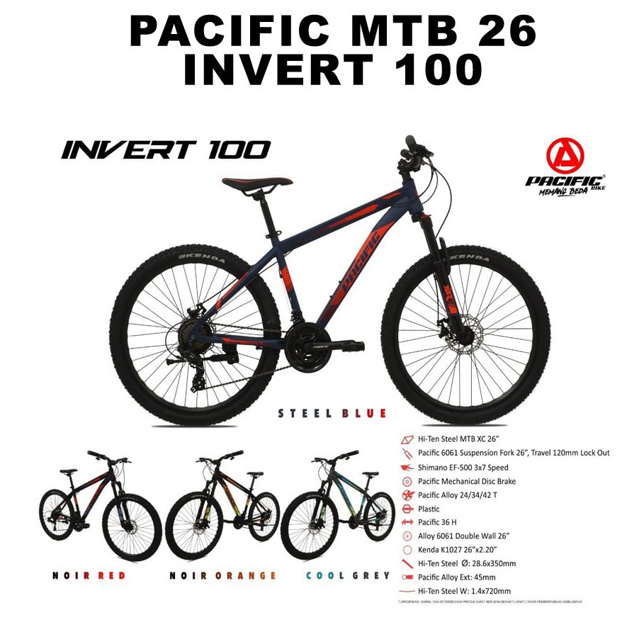 Sepeda MTB 26 Inch Pacific Invert 100