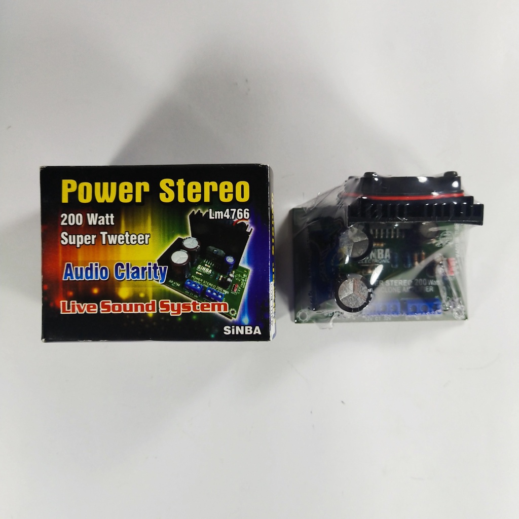 Power Stereo 200 Watt Lm 4766 SiNBA